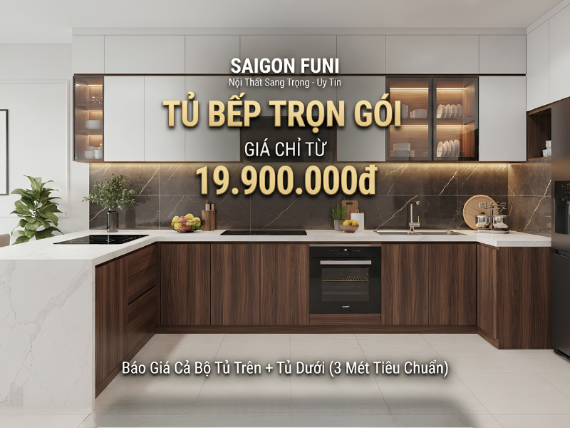 Bảng Báo Giá Thi Công Tủ Bếp Trọn Gói: Chi Phí, Hạng Mục